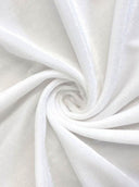 White Stretch Velvet