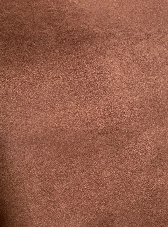 Brown Microsuede Faux Suede Fabric