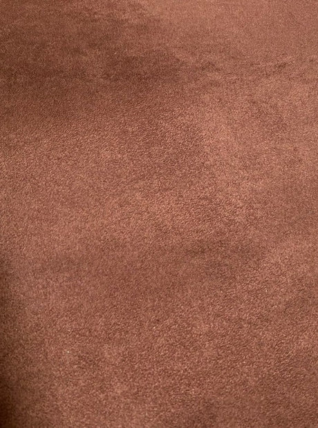 Brown Microsuede Faux Suede Fabric