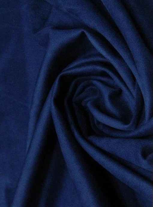 Navy Blue Microsuede