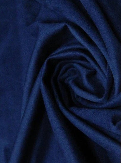 Navy Blue Microsuede