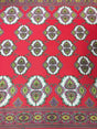 Big Double Border Geometric Pattern Polyester Spandex Fabric - Stretch Lightweight Knit Jersey, 58 To 60 Inches Wide