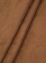Brown Microsuede Faux Suede Fabric