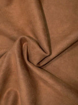 Brown Microsuede Faux Suede Fabric
