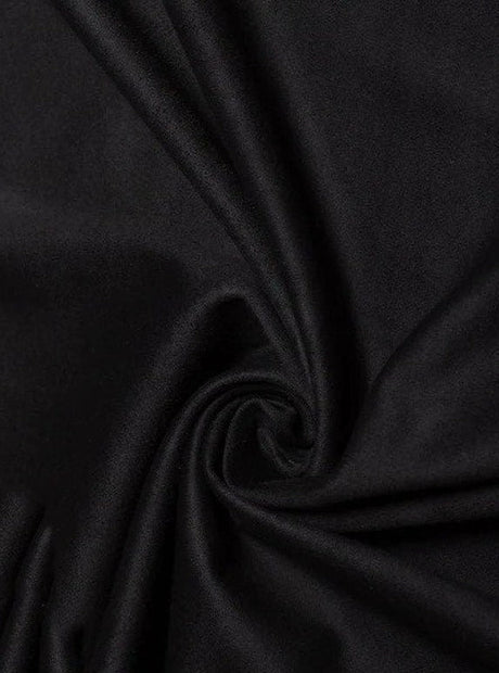 Black Microsuede Faux Suede