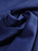 Navy Blue Microsuede