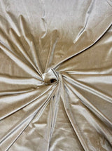 Stretch Velvet Gold Champagne