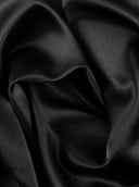 Black Duchesse Satin