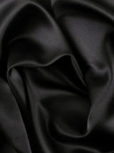 Black Duchesse Satin