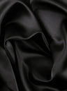 Black Duchesse Satin