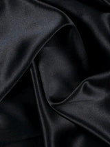 Black Duchesse Satin