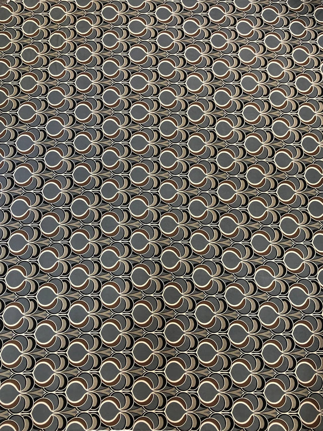 Geometric Print Polyester Spandex Fabric - Geometric Print, 58 To 60 Inches Wide