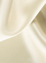 Ivory Silky Stretch Satin