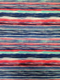 Polyester Stripe Pattern Polyester Spandex Fabric - Stripe Pattern, Lightweight Knit Jersey, 58" To 60" Width