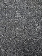 Polyester Textured Chiffon Fabric - Animal Print Large Rosettes On Black Non-Stretch Mesh, Silver, Brown, 50" Width