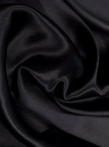 Black Duchesse Satin