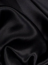Black Duchesse Satin