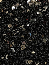 Stretch Sequin Velvet Black