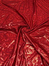 Nylon Spandex Fabric - Shatter Glass Mystique, Silver, Gold, Fuchsia, Green, Red, Black, Turquoise, Royal, 58"-60" Width