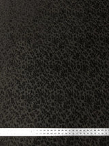 Floral Burnout Panne Velvet Polyester Spandex Fabric - Black Floral Burnout, 58"-60" Width