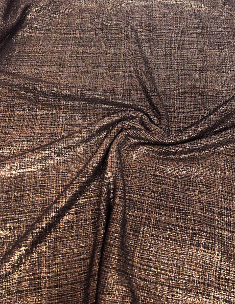 Shiny Lurex Polyester Spandex Fabric - Rose Gold, Hunter Green, 58"/60" Wide