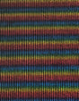 Rainbow Striped Lurex On Black Velvet Polyester Spandex Fabric - Rainbow Stripes, Black, 58" Width