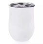 Sublimation Wine Cup White Double Wall Insulated Tumbler - White, 12 Ounce, With Box And Slider Lid (1 Unit)