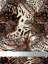 Animal Print Design Polyester Spandex Fabric - Animal Print, 58"-60" Width