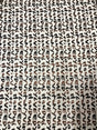 Big Letter Design Polyester Spandex Fabric - Dull Matte Black/Silver Foil, White, Black, Blue, 58" To 60" Width