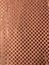 1.5 Inch Circles On Burnout Velvet Polyester Spandex Fabric - Black, Dark Camel, Wine, 58"-60" Width