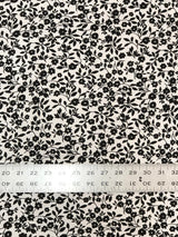 Small Floral Print Polyester Spandex Fabric - Small Floral Print, 54-56" Width