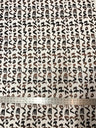 Big Letter Design Polyester Spandex Fabric - Dull Matte Black/Silver Foil, White, Black, Blue, 58" To 60" Width