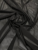 Dura Power Mesh Nylon Spandex Fabric - Black, Nude, 4 Way Stretch, High Compression, 60" Width