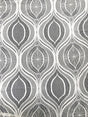 Lace Non-Stretch Big Design Polyester Fabric - White, Black
