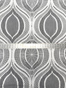 Lace Non-Stretch Big Design Polyester Fabric - White, Black
