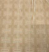 Polyester Spandex Ice Velvet Burnout Fabric - Beige, 2-Way Stretch, 58-60" Width