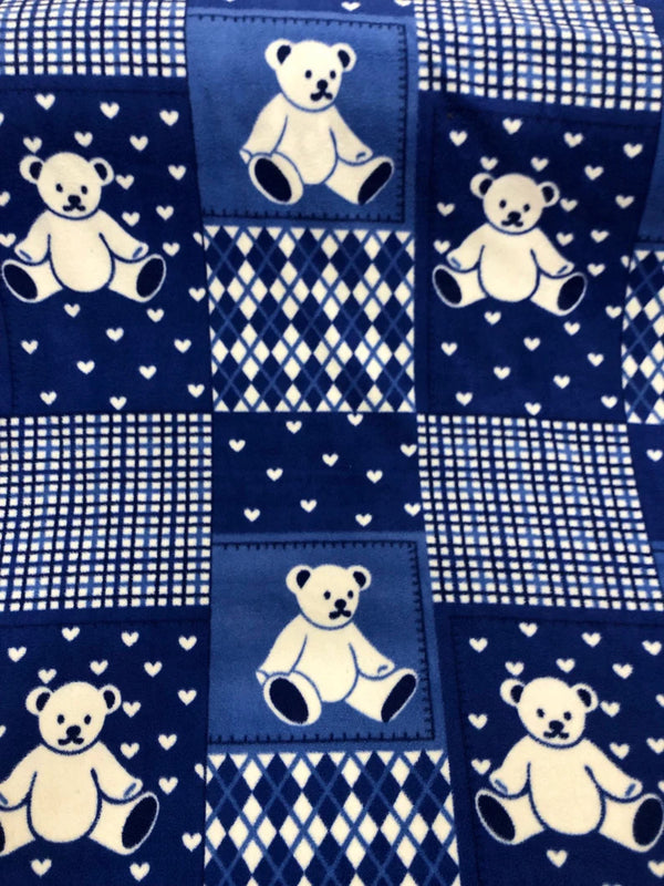 Polyester Non-Stretch Anti Pill Assorted Soft Fleece Fabric - Assorted Designs, 58-60 Inches Wide