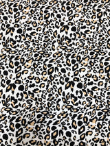 Stretch Yoga Leopard Print Nylon Spandex Fabric - Leopard Print, 58"-60" Width