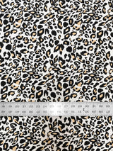 Stretch Yoga Leopard Print Nylon Spandex Fabric - Leopard Print, 58"-60" Width