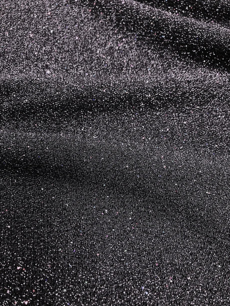 Nylon Spandex Fabric - Textured With Lurex, Multi Color Hologram, 58"-60" Width