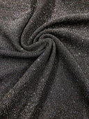 Nylon Spandex Fabric - Textured With Lurex, Multi Color Hologram, 58"-60" Width