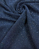 Nylon Spandex Fabric - Textured With Lurex, Multi Color Hologram, 58"-60" Width