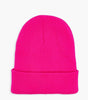 Beanies 100 Percent Acrylic Fabric - Neon Hot Pink, 3-Inch Folding Cuff (1 Piece)