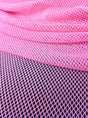 Pink Big Hole Fishnet Mesh Stretch See-Through Nylon Net Fabric - Pink See-Through Fishnet, 58" - 60" Width