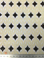 Retro Geometric Print Stretch Polyester Spandex Fabric - Silver Holographic Faux Sequins, 58" To 60" Width