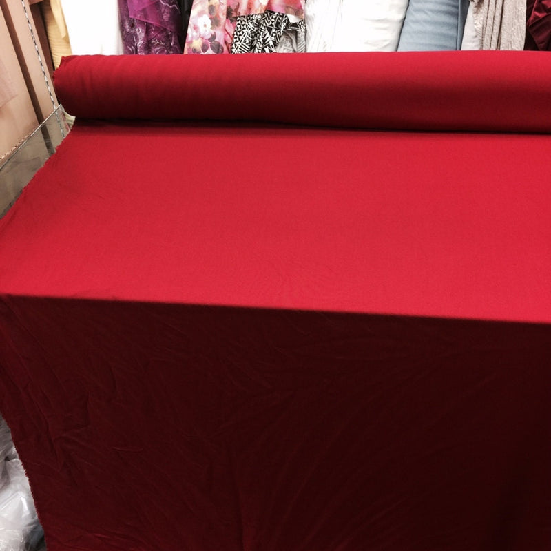 Rayon Challis Red Vampire's Kiss