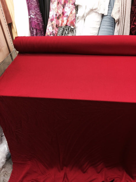 Rayon Challis Red Vampire's Kiss