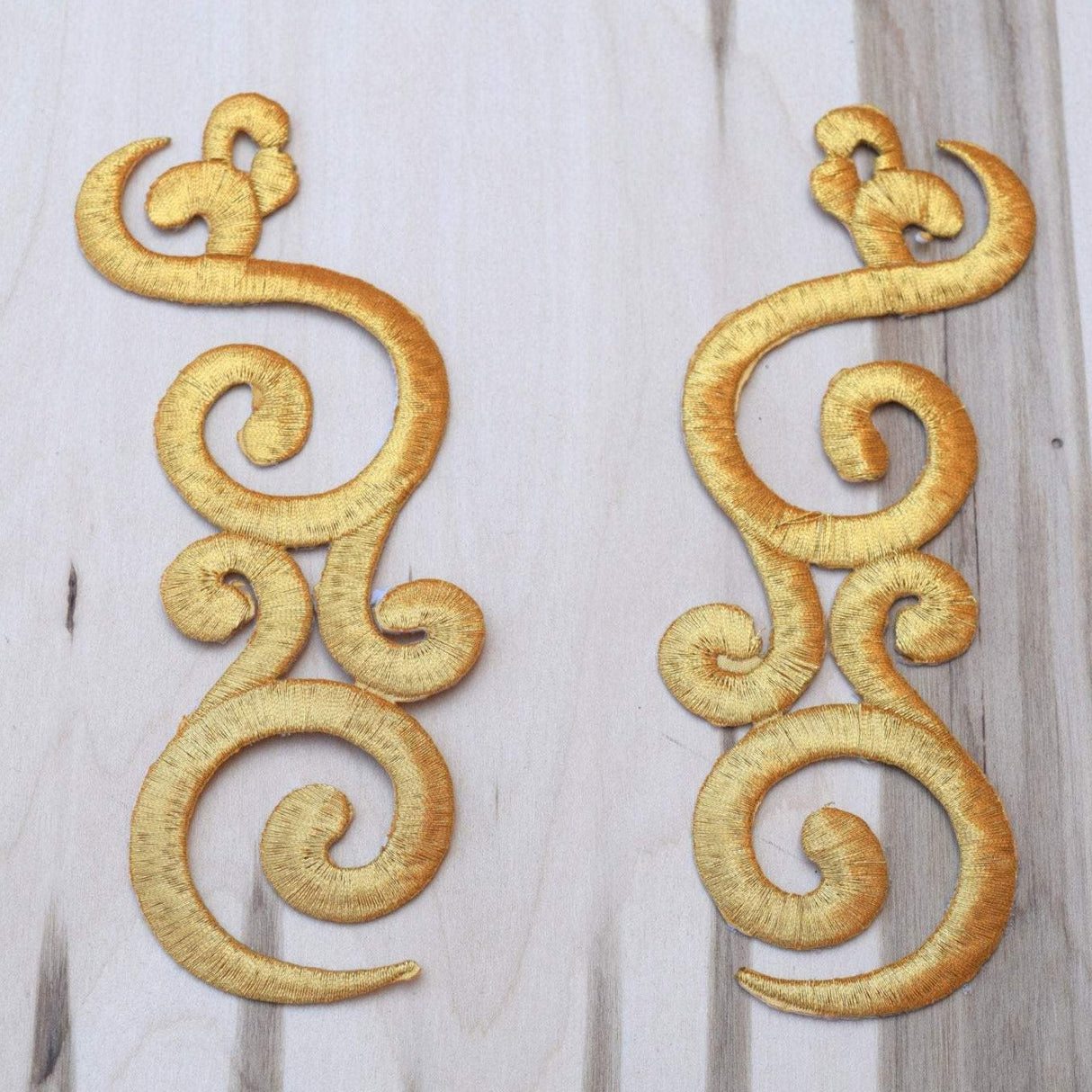 Metallic Gold Iron-On Applique Patch