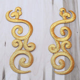 Metallic Gold Iron-On Applique Patch