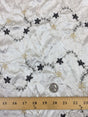 Embroidered Floral Taffeta Ivory